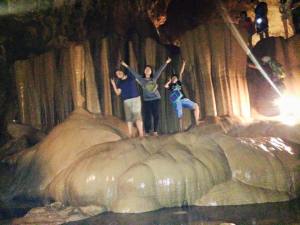 Survived to reach the second stage of Spelunking in Sumaguing cave!!!!!With no injury at all!!!